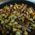 El cooksnap de Cristina Suárez cuando hizo Salchichas frescas con cebolla caramelizada.