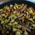 El cooksnap de Cristina Suárez cuando hizo Salchichas frescas con cebolla caramelizada.