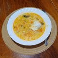 Gyulaváriné Szilágyi Ágnes Cooksnap-ja, amikor elkészítette a(z) Zöldséges krumplileves tojással receptet.
