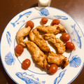 El cooksnap de Tamari Serrano Araujo cuando hizo Pollo con cherry, soja y jengibre en freidora de aire.