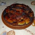 El cooksnap de Eli Orellano cuando hizo Torta de manzanas invertida.