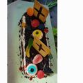 El cooksnap de pilar lucena cuando hizo Tarta de galletas Oreo para Halloween 👻.
