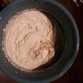 El cooksnap de Lisbeth Moncada cuando hizo Crema chantilly para decorar tortas de cumpleaños.