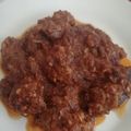 El cooksnap de Marta cuando hizo Carne a la albahaca en olla rápida.