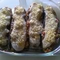 El cooksnap de Maria Isabel Diez Pérez cuando hizo Berenjenas rellenas de carne y verdura con bechamel gratinadas.