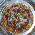 Dhara Vaghela's cooksnap of when they made પીઝા (pizza recipe in Gujarati).