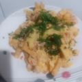 El cooksnap de Claudio Regueira cuando hizo Revuelto de gramajo.