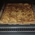 El cooksnap de Paqui Rebolo cuando hizo Tarta de manzana en hojaldre y crema.