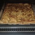 El cooksnap de Paqui Rebolo cuando hizo Tarta de manzana en hojaldre y crema.