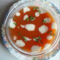 Jyoti Shah's cooksnap of when they made ટોમેટો સૂપ (Tomato Soup Recipe In Gujarati).