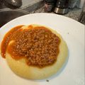 Cooksnap de Pedro Paulo Correia quando cozinhou Polenta com carne moída.