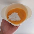 Cooksnap dari Iis Dwi Permatasari untuk resep Mango Sticky Rice (Snack MPASI 8+)