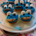 adotten's cooksnap of when they made Cookie Monster Cupcakes.