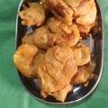 Sahara yadav 's cooksnap of when they made Onions bhajiya.