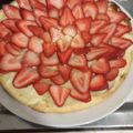 El cooksnap de Mariana Vera cuando hizo Tarta de frutillas y crema pastelera.