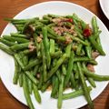 黃中華 的 四季豆炒肉絲 cooksnap