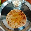 pinky makhija का कुकस्नैप जब उन्होंने आलू पराठा (aloo paratha recipe in Hindi) बनाया था।