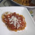 El cooksnap de Julie Garcia cuando hizo Patacones con hogao y queso costeño rallado.