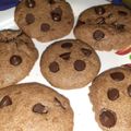 El cooksnap de Melina Reding cuando hizo Cookies con harina integral y chips de chocolate.