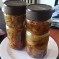 El cooksnap de María Victoria GT cuando hizo Berenjenas en conserva (súper fácil!).
