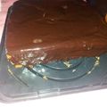 El cooksnap de Andrea Morena cuando hizo Baño de chocolate (cacao).