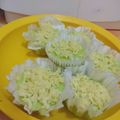 Cooksnap dari albyandra untuk resep Bolu kukus nutrijel pandan keju ala keto/debm
