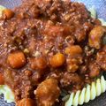 El cooksnap de Daniela Mera cuando hizo Salsa bolognesa.