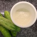 El cooksnap de Natalia Izquierdo cuando hizo Sopa fría de yogur, pepino y nueces.