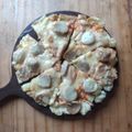 Cooksnap dari Ria Mamanya Tata untuk resep Pizza roti tawar teflon🍕🍞🍳