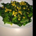 ゆっきぃなん's cooksnap of when they made 菜の花とコーンのコンソメマスタード炒め☆.