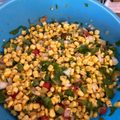 Hollie Williams's cooksnap of when they made Corn Salsa.