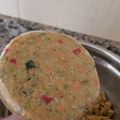 El cooksnap de Dahi Zarate cuando hizo Hamburguesas de Arvejas.