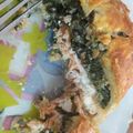 El cooksnap de Marga Prados cuando hizo Salmón con hojaldre y espinacas.