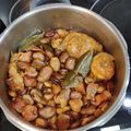 El cooksnap de Lucia Jimenez Perez cuando hizo Habas secas (michirones) en olla rápida con chorizo y jamón.
