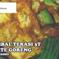 Cooksnap dari Bunda Nida Sholihah untuk resep Sambal trasi 3T + pete goreng