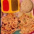 kusum chauhan 786 का कुकस्नैप जब उन्होंने पालक पराठा (palak paratha recipe in Hindi) बनाया था।