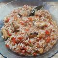 El cooksnap de Vane Campos cuando hizo Arroz con mejillones.
