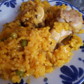 El cooksnap de Lorena cuando hizo Arroz y pollo.