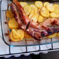 El cooksnap de Lucia Barboza cuando hizo Pechito de cerdo a la mostaza con papas al horno.
