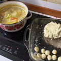 El cooksnap de Lara Rachid V cuando hizo Vori Vori de Pollo.