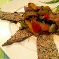 El cooksnap de Josemi CilantroYHierbabuena cuando hizo Crackers de semillas y avena.