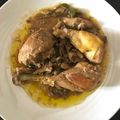 El cooksnap de @tesa.cuina cuando hizo Pollo a la cazuela con gírgolas y romero.
