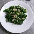 Cooksnap dari Nevi Sutio untuk resep Salad Bayam (SiGeumChi NaMul)
