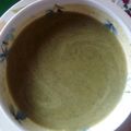 El cooksnap de Belinda Olano cuando hizo Crema de espinaca.