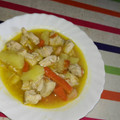 El cooksnap de Carlos Jesus Fernandez Toscano cuando hizo Mar y montaña de pollo y cigalas.