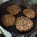 El cooksnap de Daniela Birgisson cuando hizo Hamburguesa de poroto mung con verdura 🥒🥕 sin tacc y veganas.
