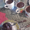 El cooksnap de Pia Cusa cuando hizo Volcán de chocolate microondas.