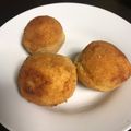 El cooksnap de Laura Alberti cuando hizo Bombas de papa rellenas salame y muzzarella/jamón y muzzarella.