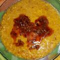 El cooksnap de Claudia Carrizo cuando hizo Humita en olla criolla.