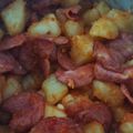 Cooksnap de Dayane quando cozinhou Batata com calabresa na pressão.